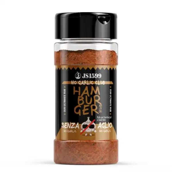 Rub Hamburger “NO GARLIC CLUB” senza aglio