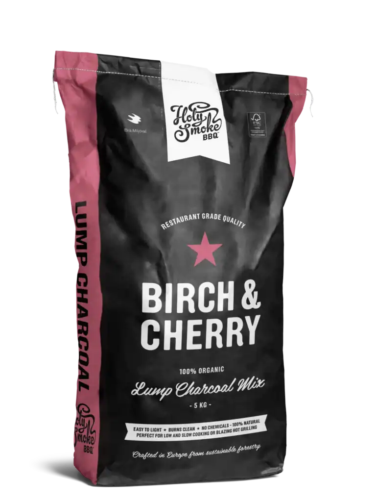 Holy Smoke BBQ - Birch & Cherry Lump Charcoal 5 kg