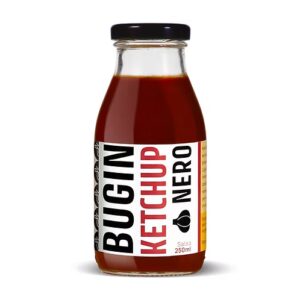 Salsa ketchup all'aglio nero