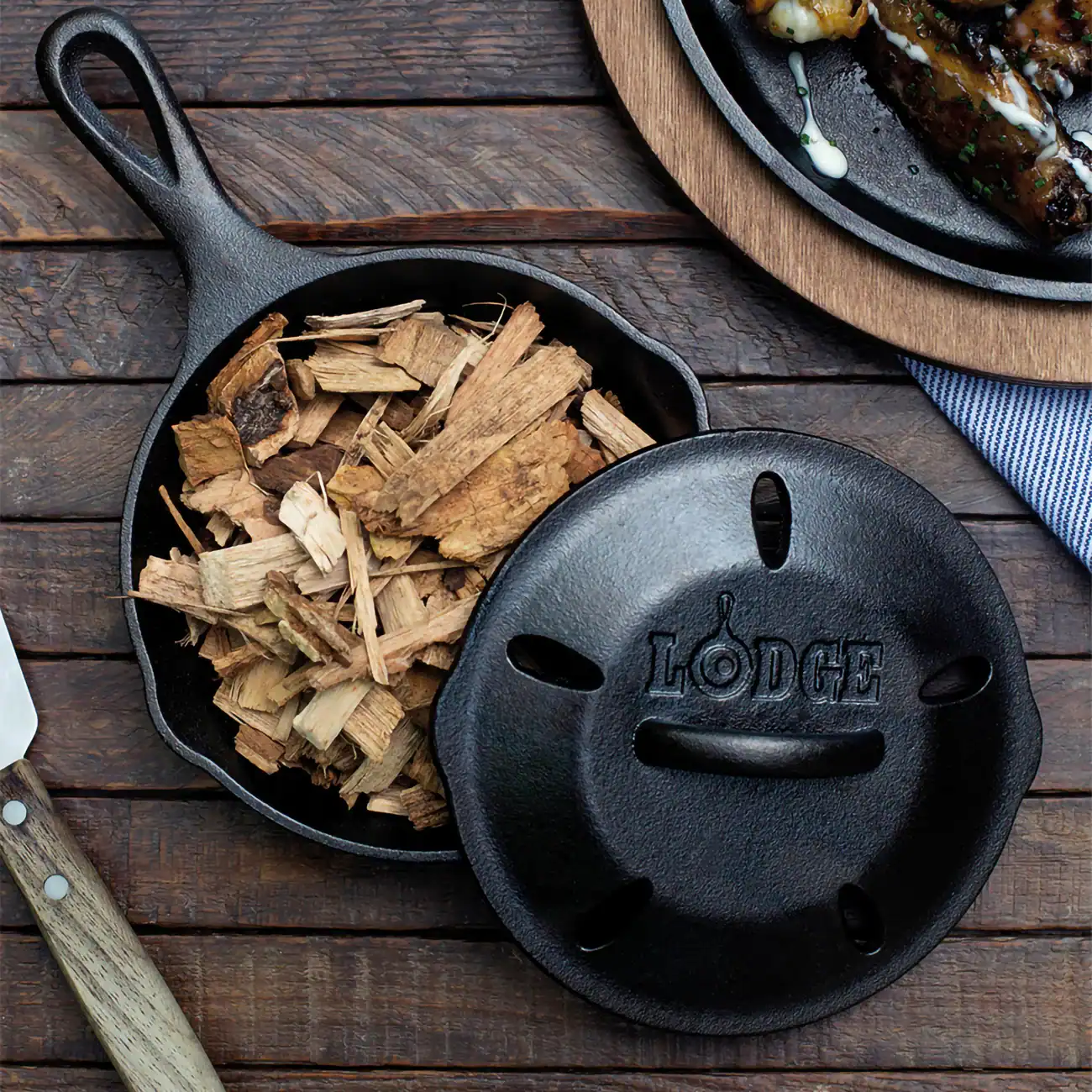 Padella per Affumicare con Coperchio Ø 16,5 cm - immagine 4