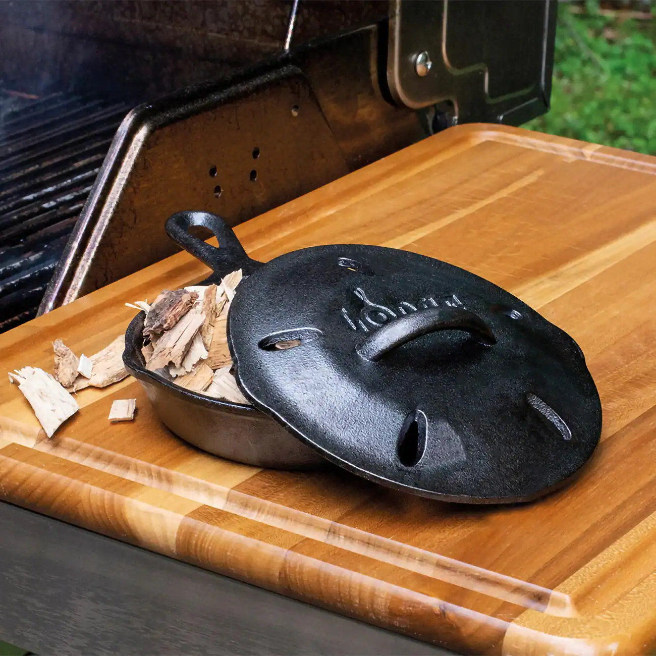 Padella per Affumicare con Coperchio Ø 16,5 cm - immagine 2