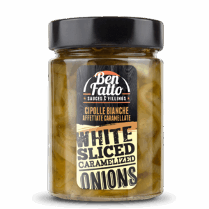 White Sliced Caramelized Onions - Cipolle Bianche Affettate Caramellate