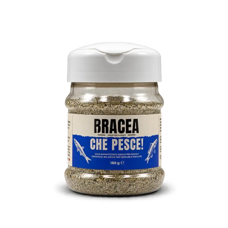 Barattolo da 180 g di Che Pesce!, sale aromatizzato Bracea per pesce